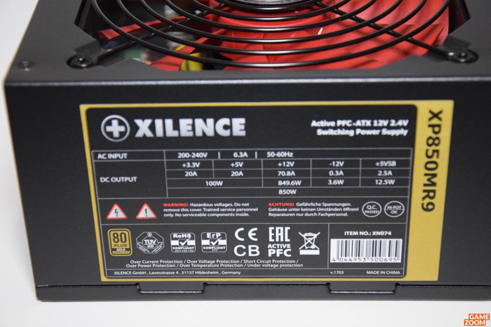 Обзор блок питания 850w xilence performance x series xp850mr9